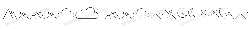 Hayati Nature Beauty字体转换